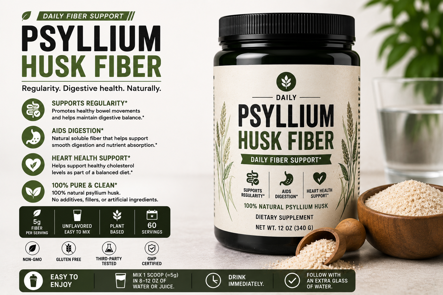 Psyllium Husk Fiber